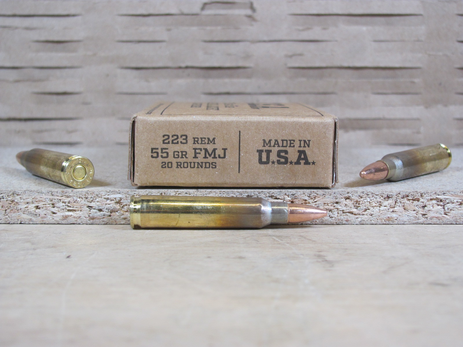 20 Round Box 223 Rem 55 Grain FMJ Winchester Ammo SG223KW SGAmmo