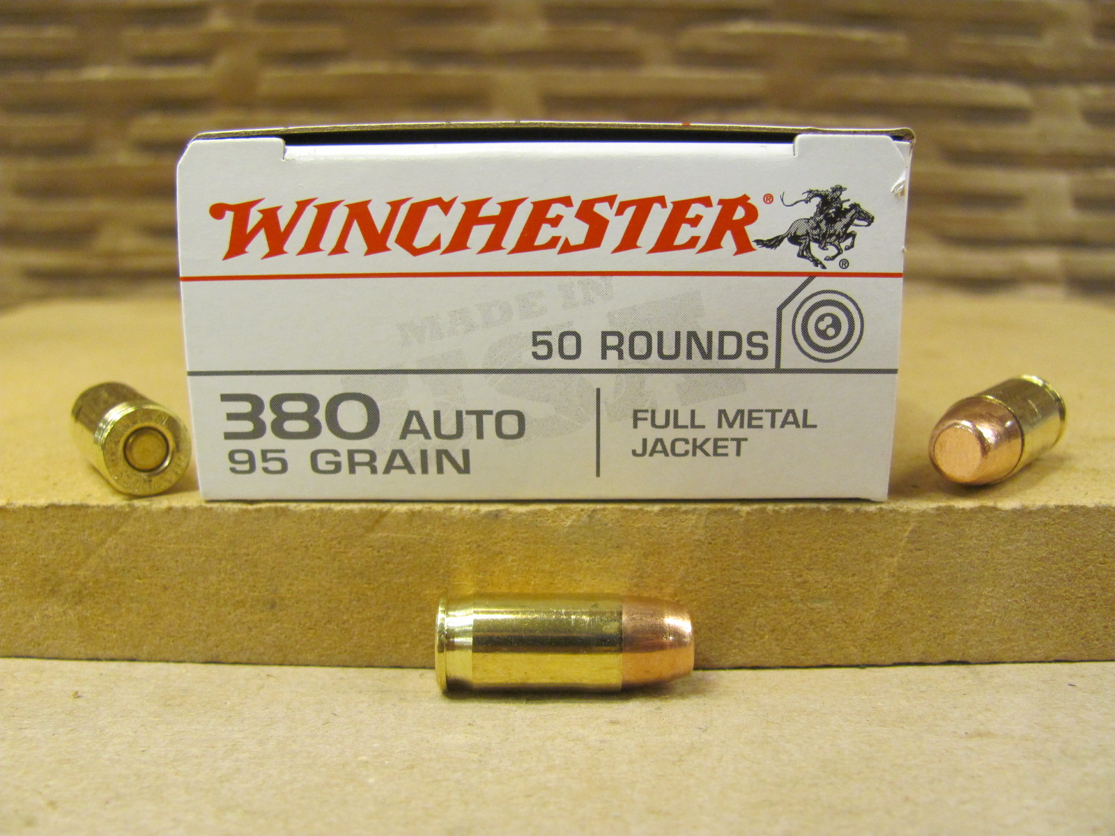 500 Round Case 380 Auto ACP Winchester 95 Grain FMJ Q4206