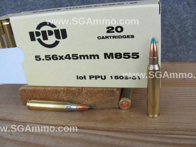 1000 Round Case - 5.56mm M855 Ammo For Sale - Prvi Partizan 62 Grain 