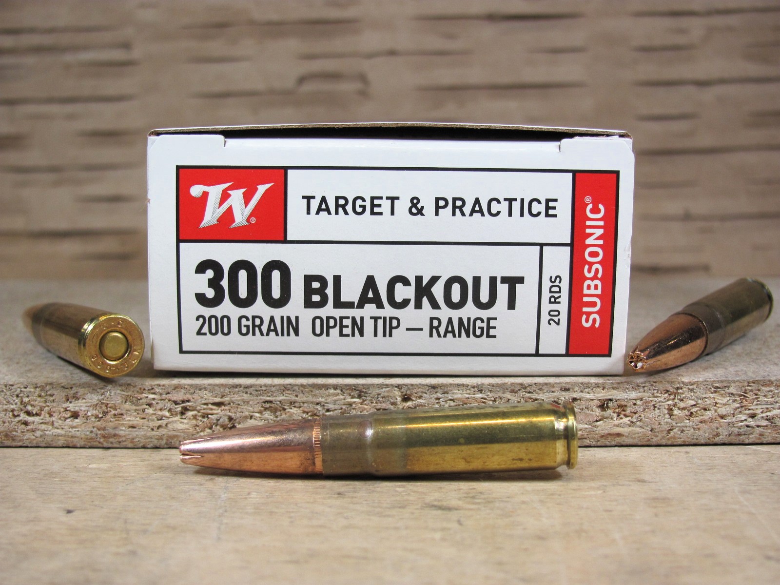 200 Round Case 300 Blackout 200 Grain Open Tip Subsonic Winchester