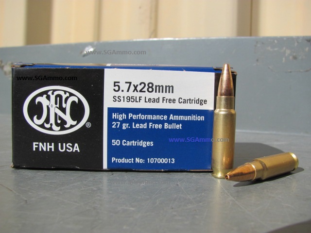 50 round box - 5.7x28 SS195LF 27 grain Hollow Point Ammo | SGAmmo.com