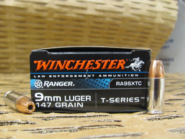 50 Round Box - 9mm Luger Winchester Ranger SXT T-Series 147 Grain ...