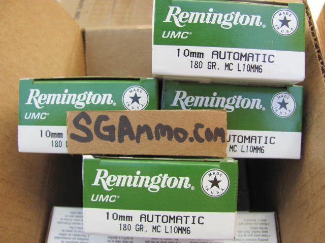 50 round box - 10mm Remington UMC 180 grain FMJ MC Ammo - L10MM6 ...