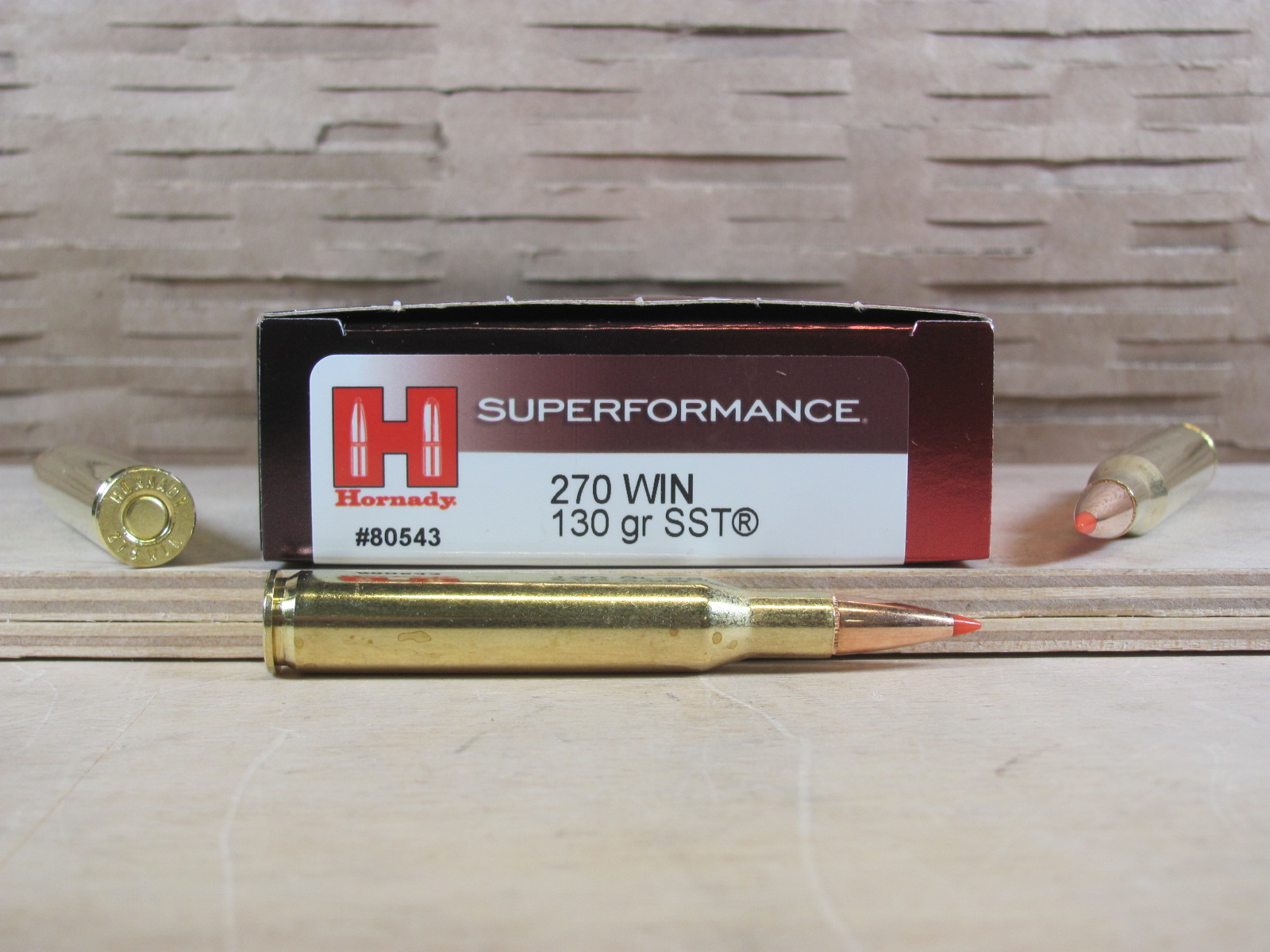 20 Round Box 270 Win 130 Grain Sst Hornady Superformance Ammo 80543