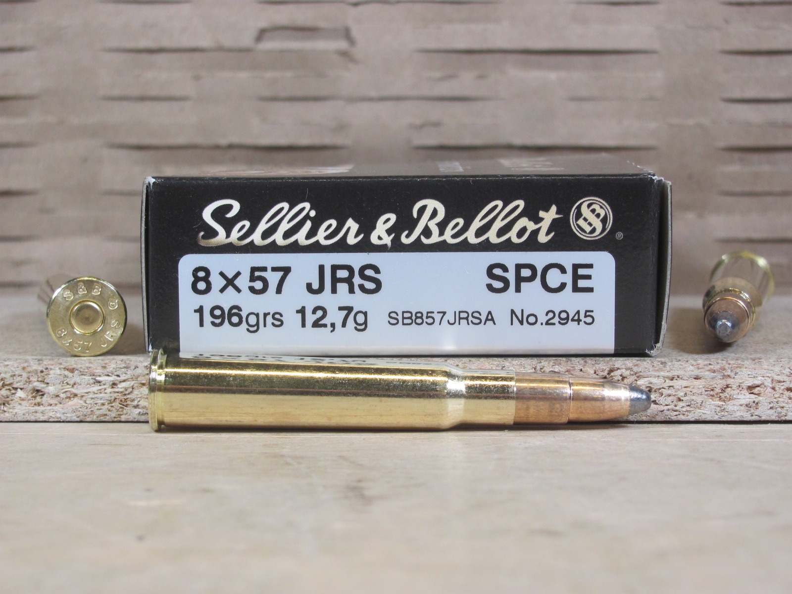 20 Round Box - 8x57 JRS 196 Grain SPCE Sellier Bellot Ammo - SB857JRSA ...