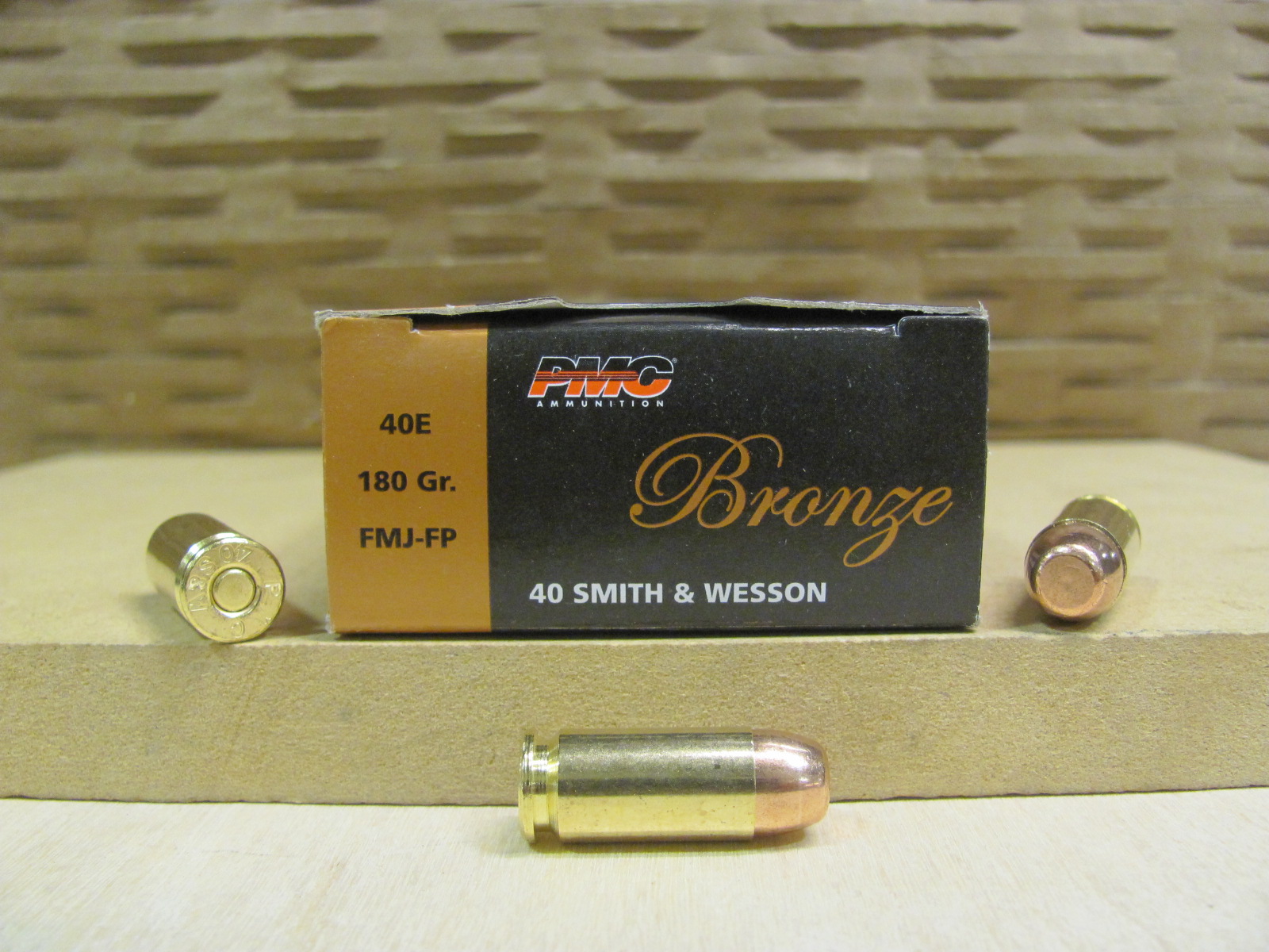40 Cal 180gr FMJ Bullets