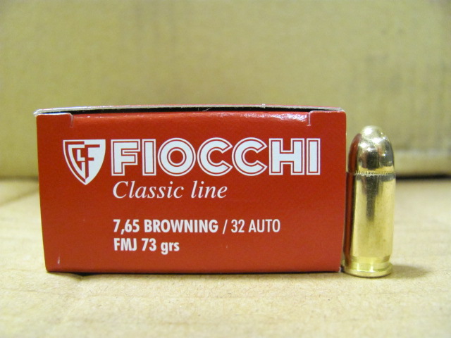 1000 Round Case - 32 Auto / ACP 73 Grain FMJ Fiocchi Ammo ...