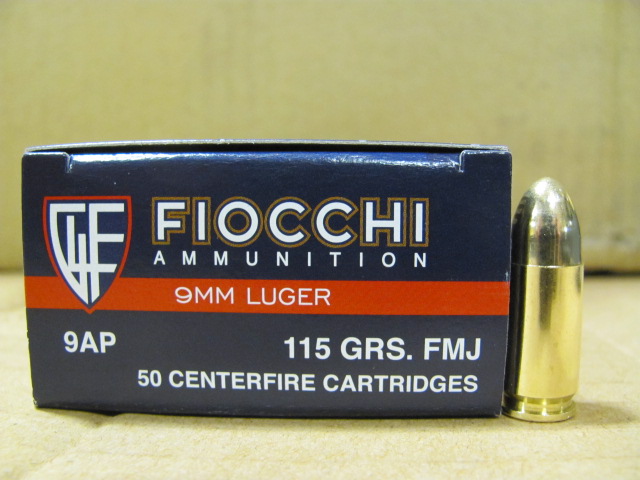 1000 Round Case 9mm Luger 115 Grain Fmj Ammo By Fiocchi 9ap Limit