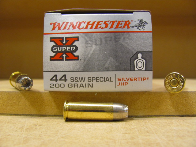 200 round case - 44 SW Special Winchester SilverTip 200gr Hollow Point ...