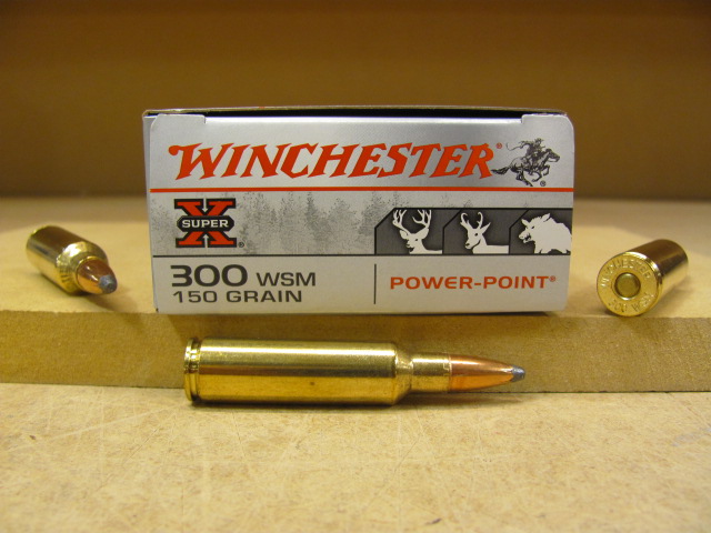 20 Round Box - 300 WSM 150 Grain Winchester Power Point Ammo - X300WSM1 ...