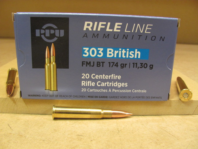 200 Round Case - 303 British 174 Grain FMJ Prvi Partizan Ammunition ...