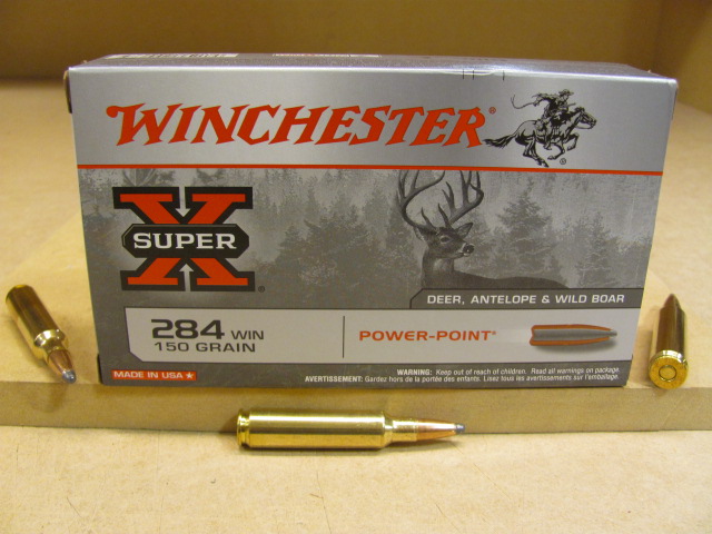 20 Round Box 284 Win 150 Grain Soft Point Power Point Winchester