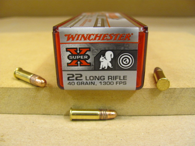 Winchester Super X High Velocity .22 LR 40 Grain Hollow Point