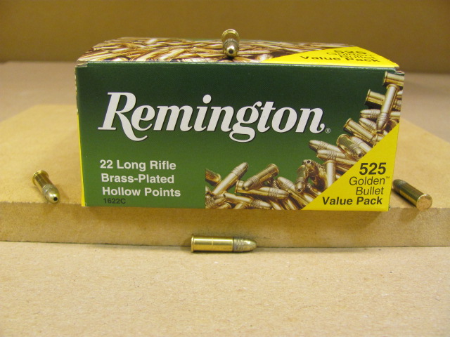 6300 Round Case - 22 LR Hollow Point Remington High Velocity Golden ...