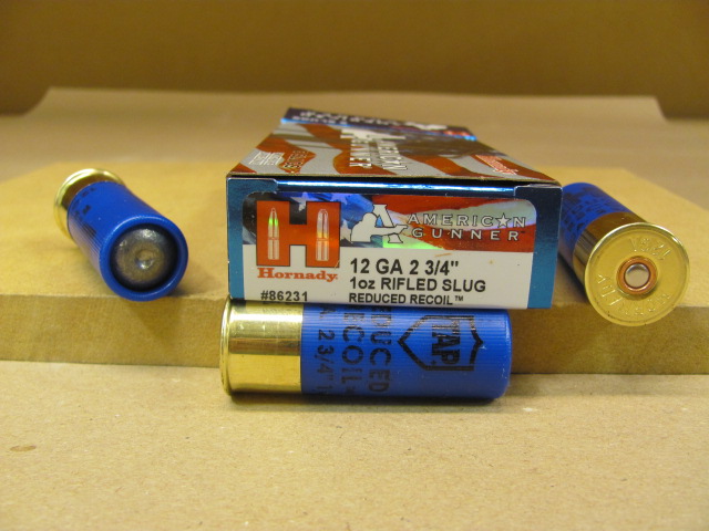 100 Round Case - 12 Gauge 2.75 inch 1oz Rifled Slug Reduced Recoil ...