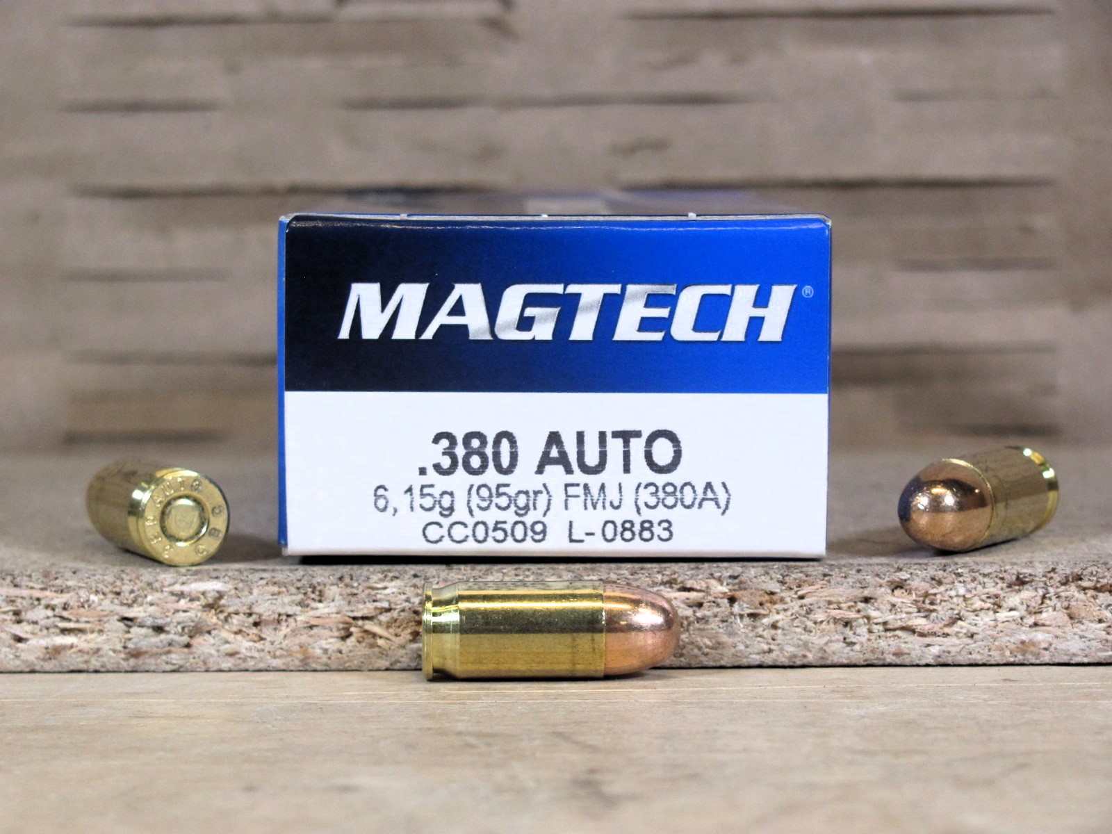 1000 Round Case - 380 Auto 95 Grain FMJ Ammo by Magtech - 380A | SGAmmo.com