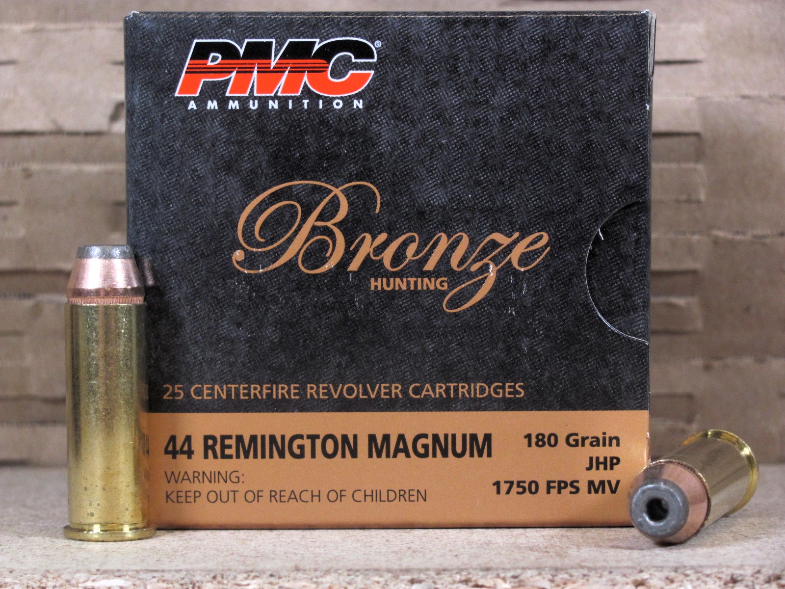 500 Round Case - 44 Magnum PMC 180 Grain JHP Ammo - 44B | SGAmmo.com