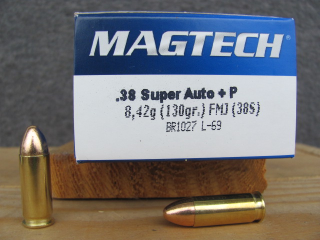 1000 Round Case - 38 Super Auto +P 130 Grain FMJ Ammo by Magtech - 38S ...