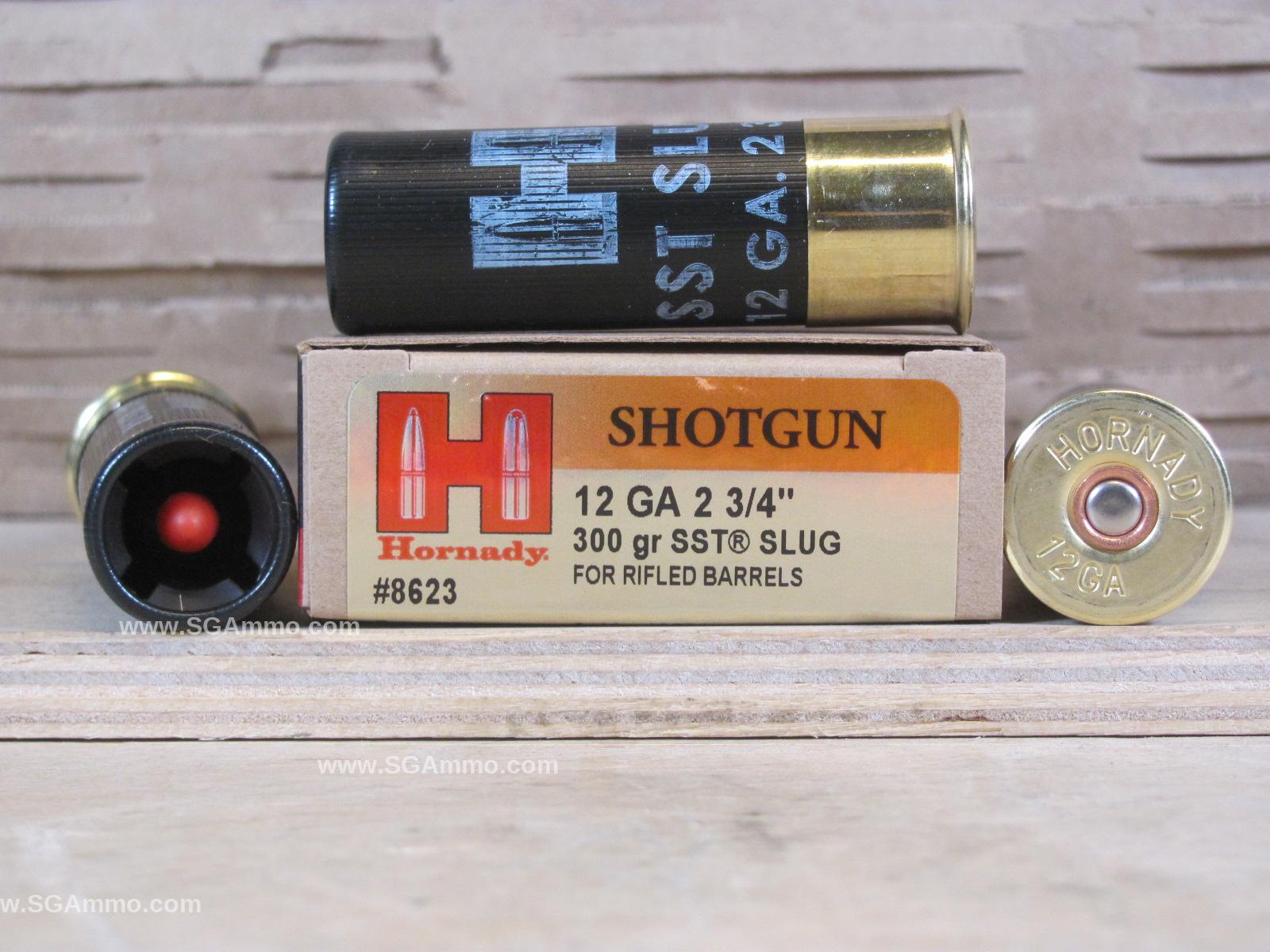 5 Round Box - 12 Gauge 2.75 Inch 300 Grain SST Slug For Rifled Barrel ...