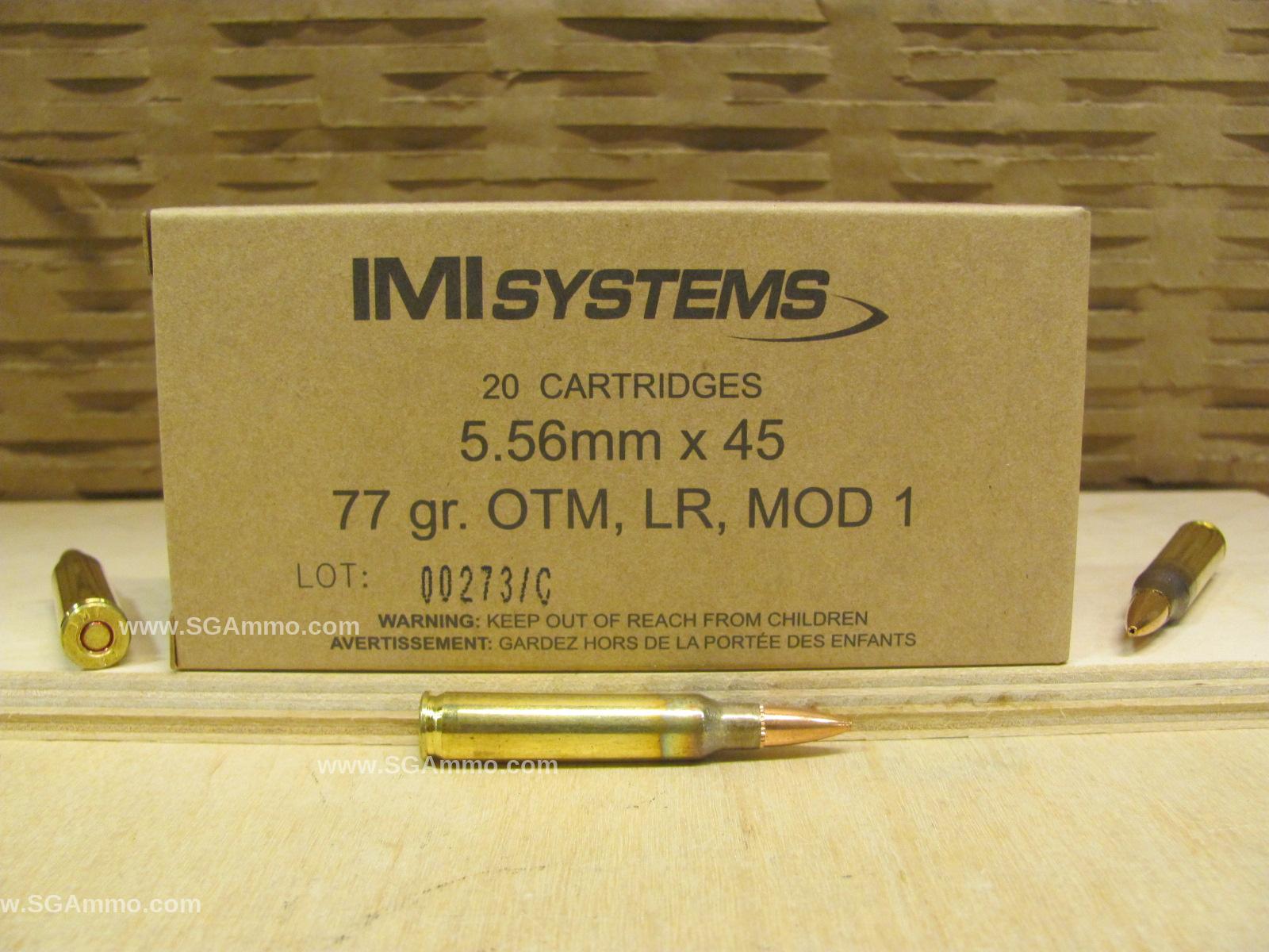 480 Round Ammo Can - 5.56mm 77 Grain SMK OTM LR MOD-1 Razorcore IMI ...