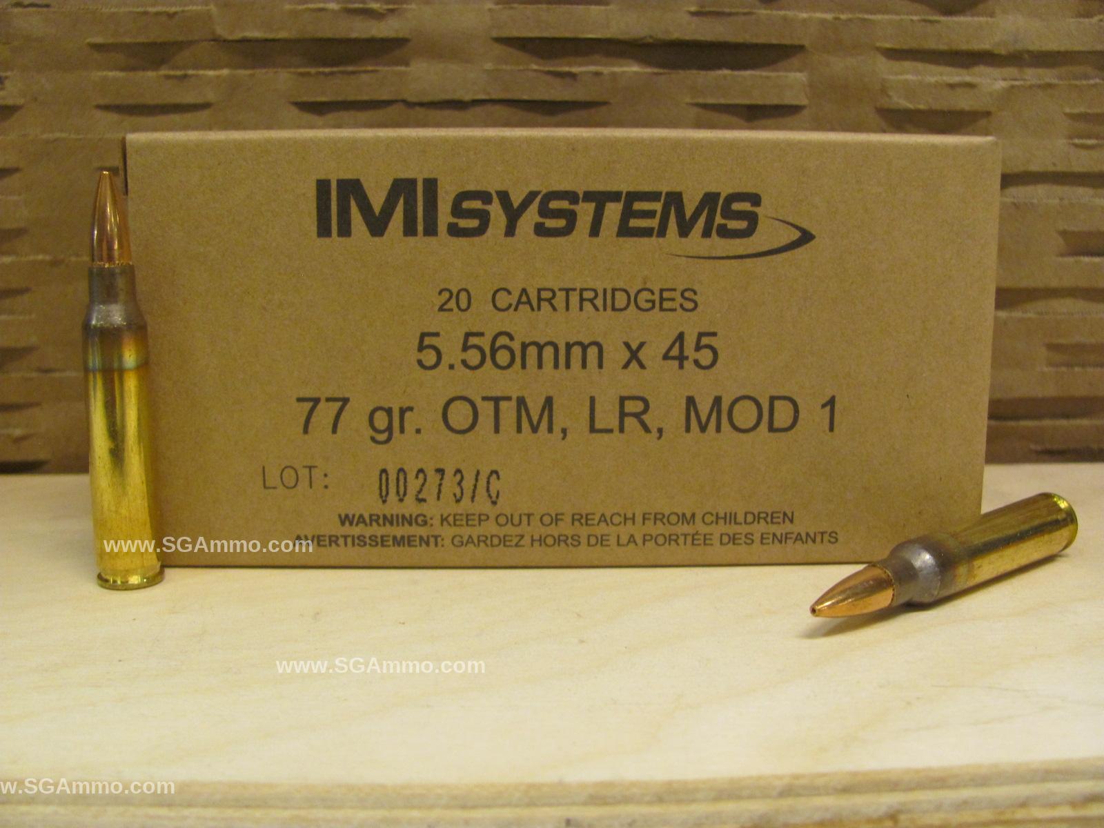 480 Round Ammo Can - 5.56mm 77 Grain SMK OTM LR MOD-1 Razorcore IMI ...