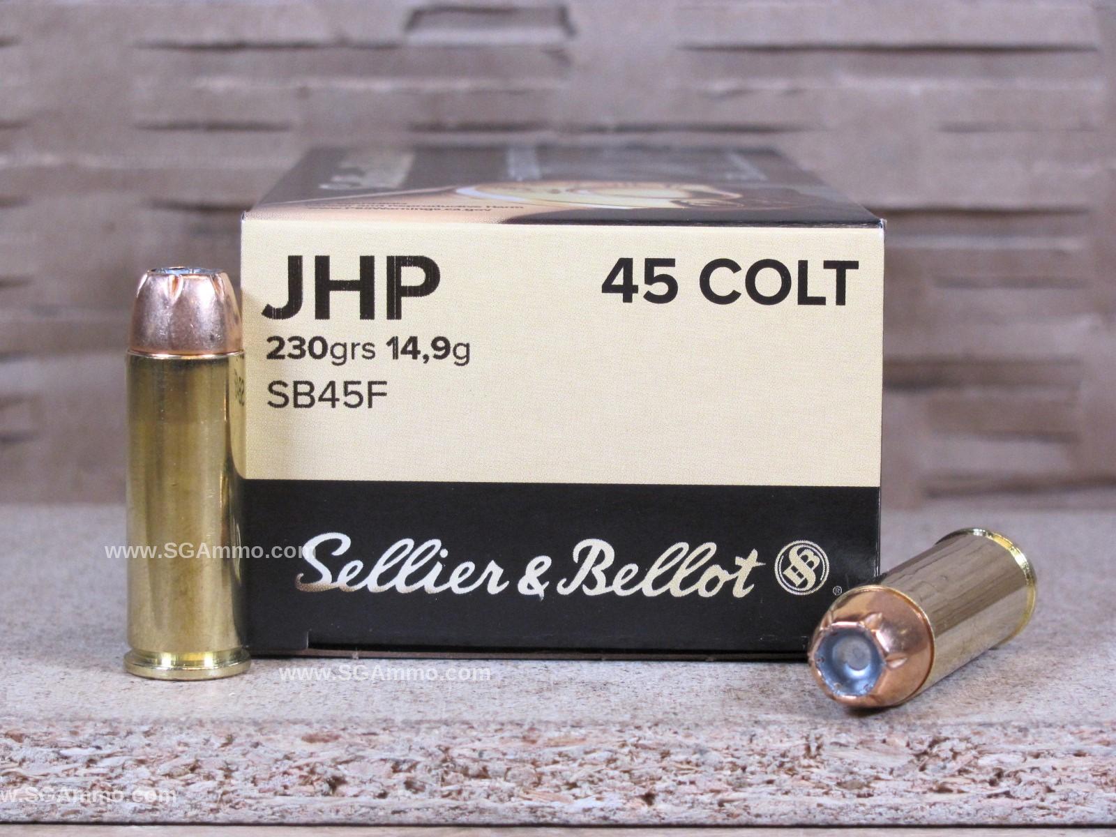 600 Round Case - 45 Colt 230 Grain JHP Hollow Point Ammo Made By ...