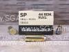 50 Round Box - 44 Magnum Sellier Bellot 240 Grain JSP Soft Point Ammo - SB44A