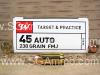 500 Round Case - 45 Auto / ACP Winchester 230 Grain FMJ Ammo - Q4170