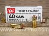 40 SW 180 Grain FMJ Winchester Ammo - Q4238 