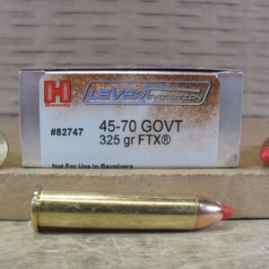 20 Round Box - 45-70 Hornady Lever Evolution 325 Grain FTX Ammo - 82747