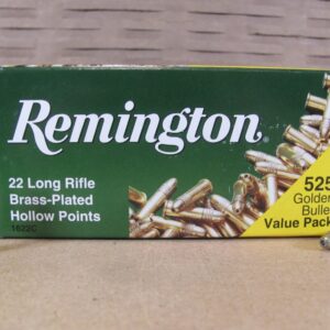 525 Round Brick - 22 LR Remington High Velocity Hollow Point Golden Bullet Loose Pack Ammo - 1622C