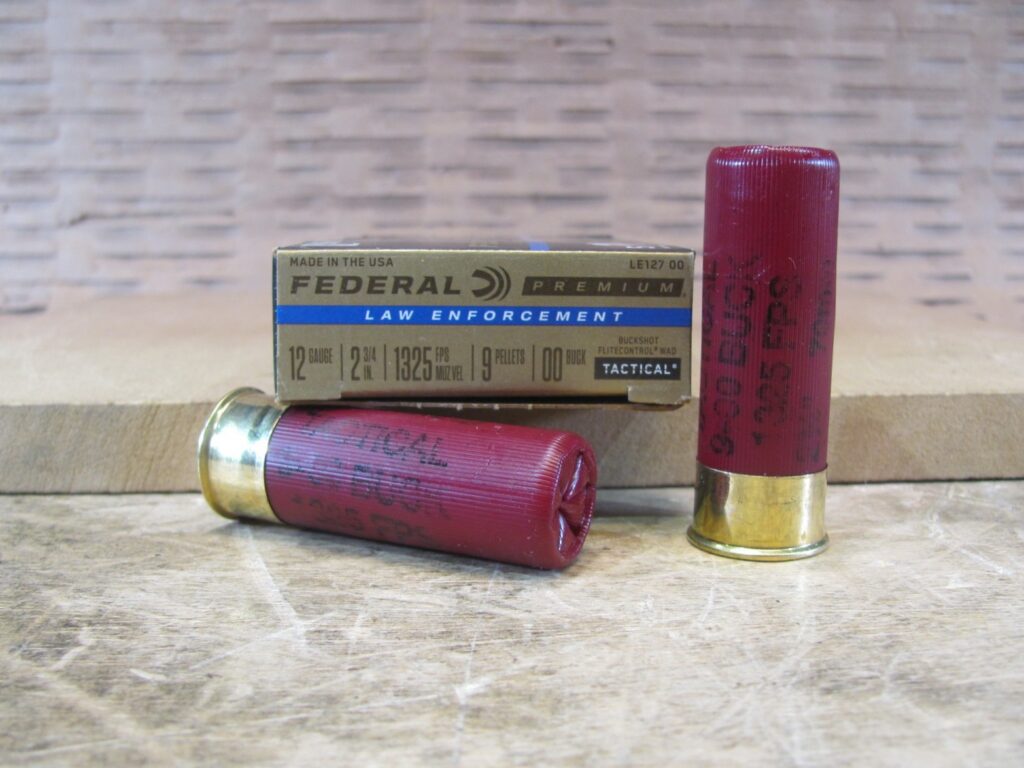 50 Round Brick - 12 Gauge 2-3/4 Inch 00 Buckshot Federal Flite-Control Wad 9 Pellet High Power Buck - LE12700 - Premium Ammo For Sale | In Stock | SG Ammo