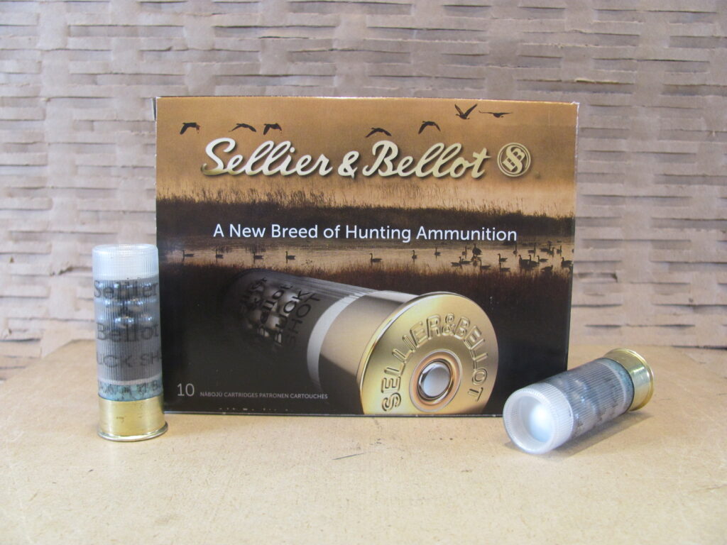 10 Round Box - 12 Gauge 2.75 Inch Sellier Bellot 21 Pellet Number 4 Buck Shot Ammo - SB12BSH - Premium Ammo For Sale | In Stock | SG Ammo