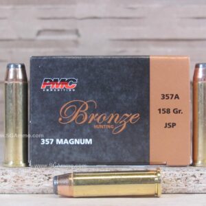 357 Magnum PMC 158 Grain Jacketed Soft Point Ammo - 357A