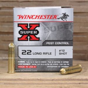 50 Round Box - Winchester 22 LR Number 12 Shotshells - Rat or Snake Shot Ammo - X22LRS