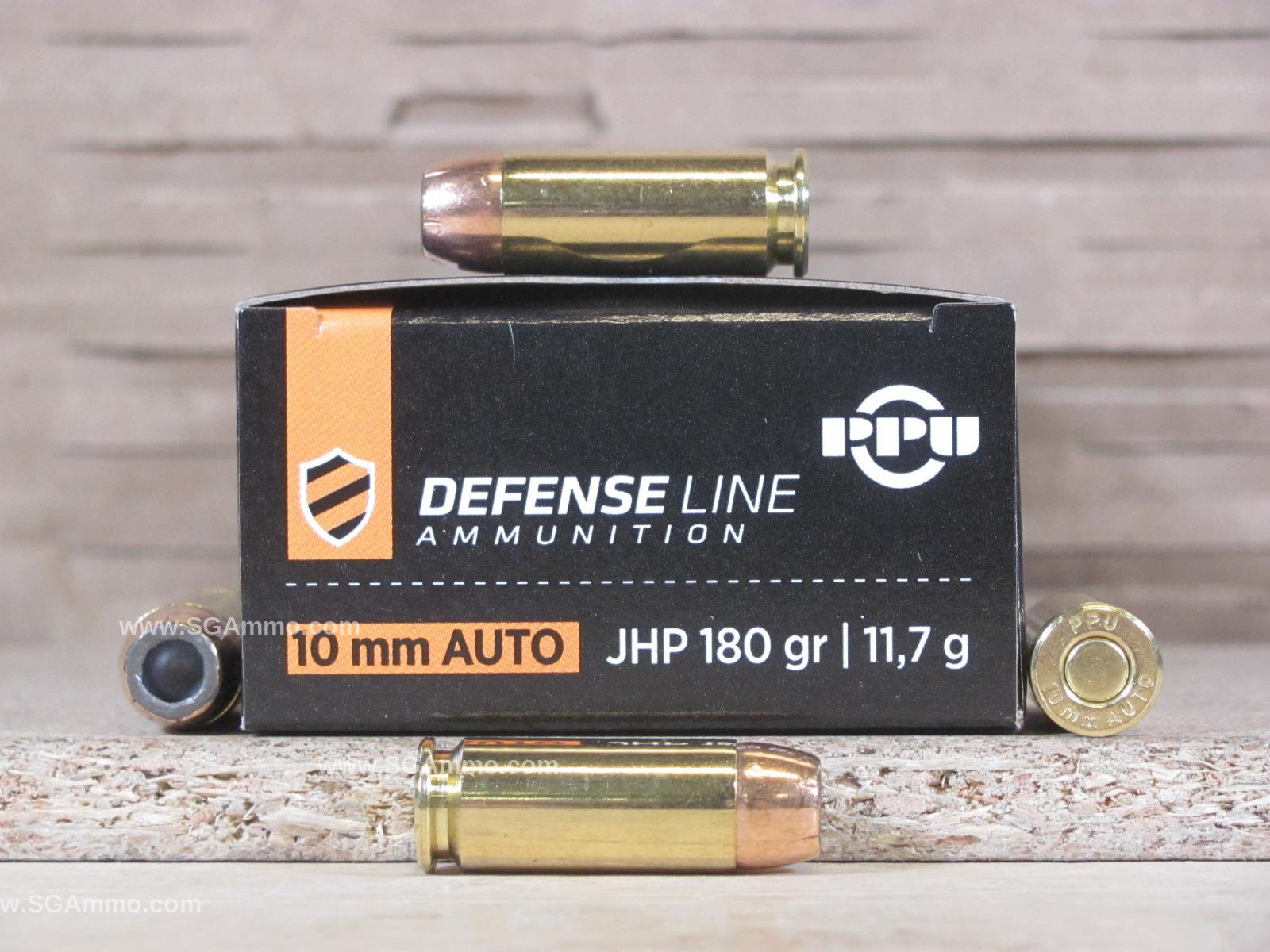 10mm Auto 180 Grain Hollow Point Prvi Partizan Ammo – PPD10