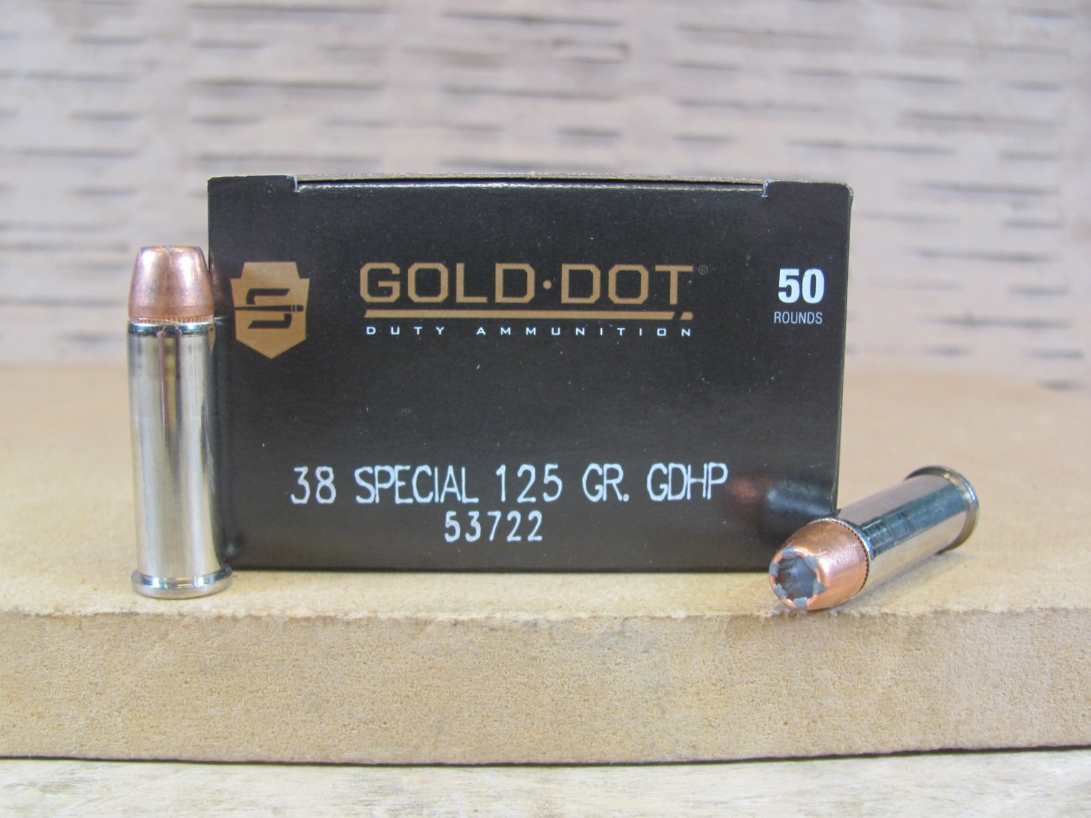 1000 Round Case - 38 Special Speer Gold Dot 125 Grain Standard Pressure Ammo 53722