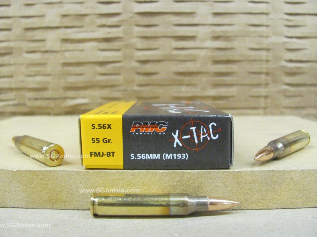 20 Round Box – 5.56 PMC X-TAC XP193 55 Grain FMJ M193 Ammo – 556X