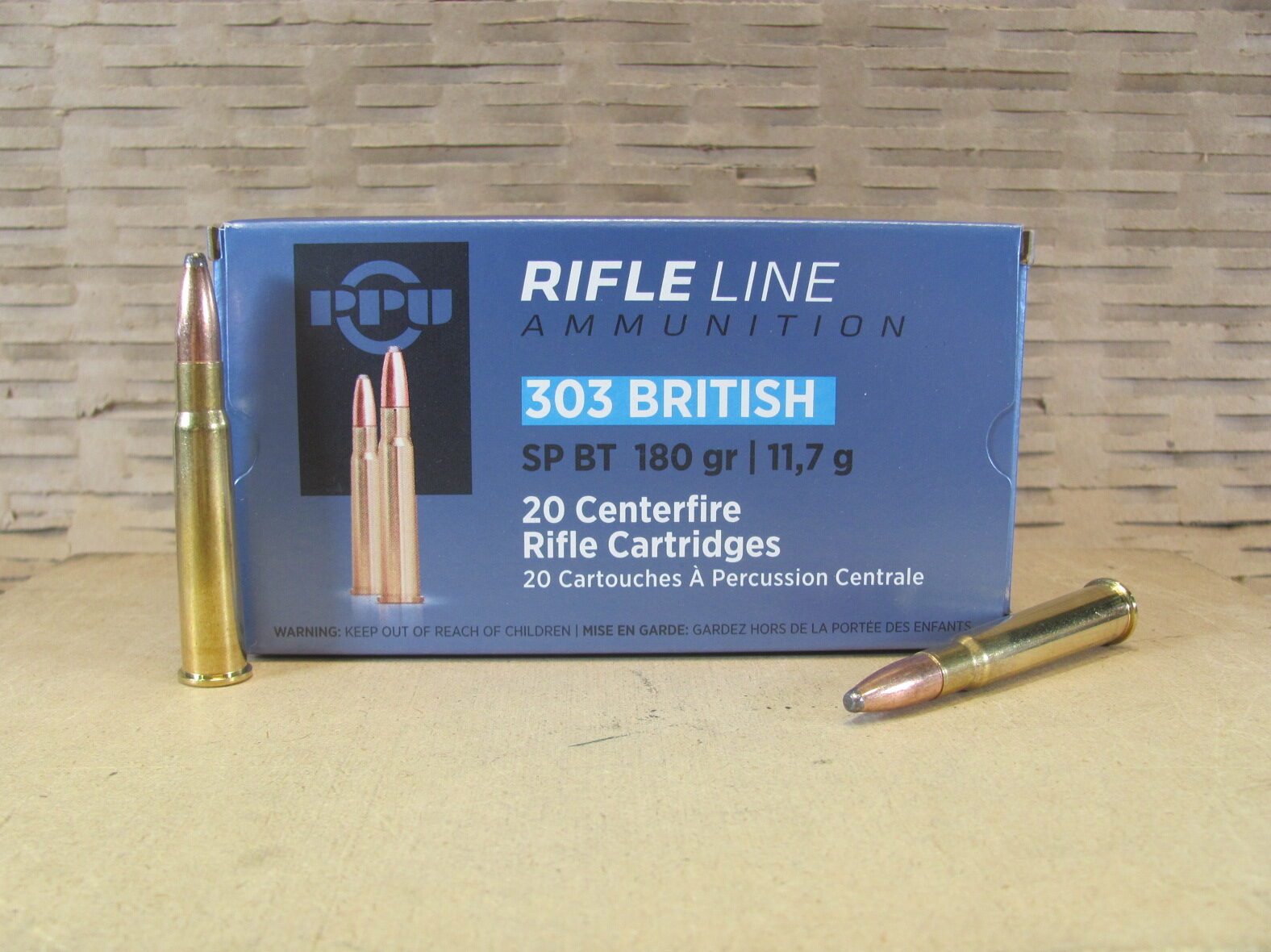 20 Round Box- 303 British 180 Grain Soft Point Prvi Partizan Ammo – PP303S2