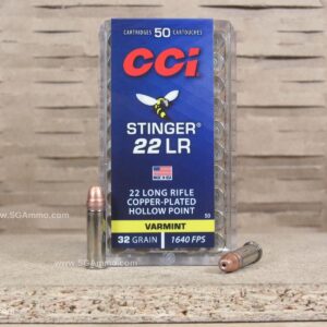 500 Round Brick - 22 LR CCI Stinger 32 Grain 1640 FPS Hyper Velocity Ammo - 0050