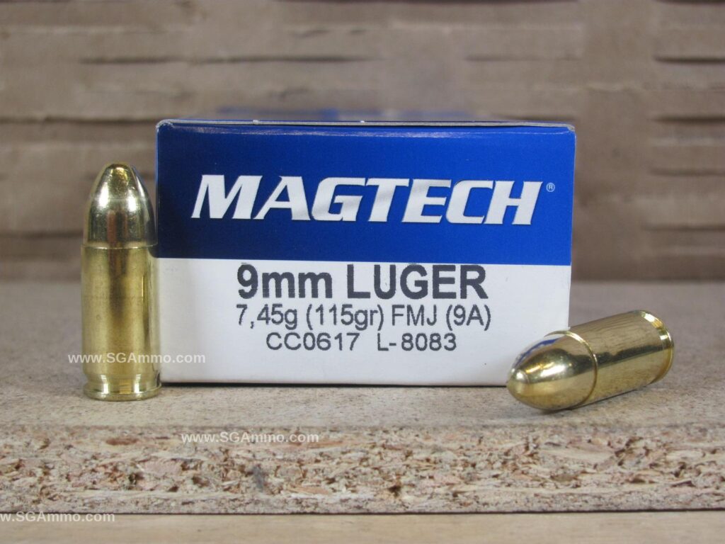 1000 Round Case - 9mm Luger 115 Grain FMJ Ammo by Magtech - 9A - Bulk Ammo For Sale | Cheap Ammunition | SG Ammo