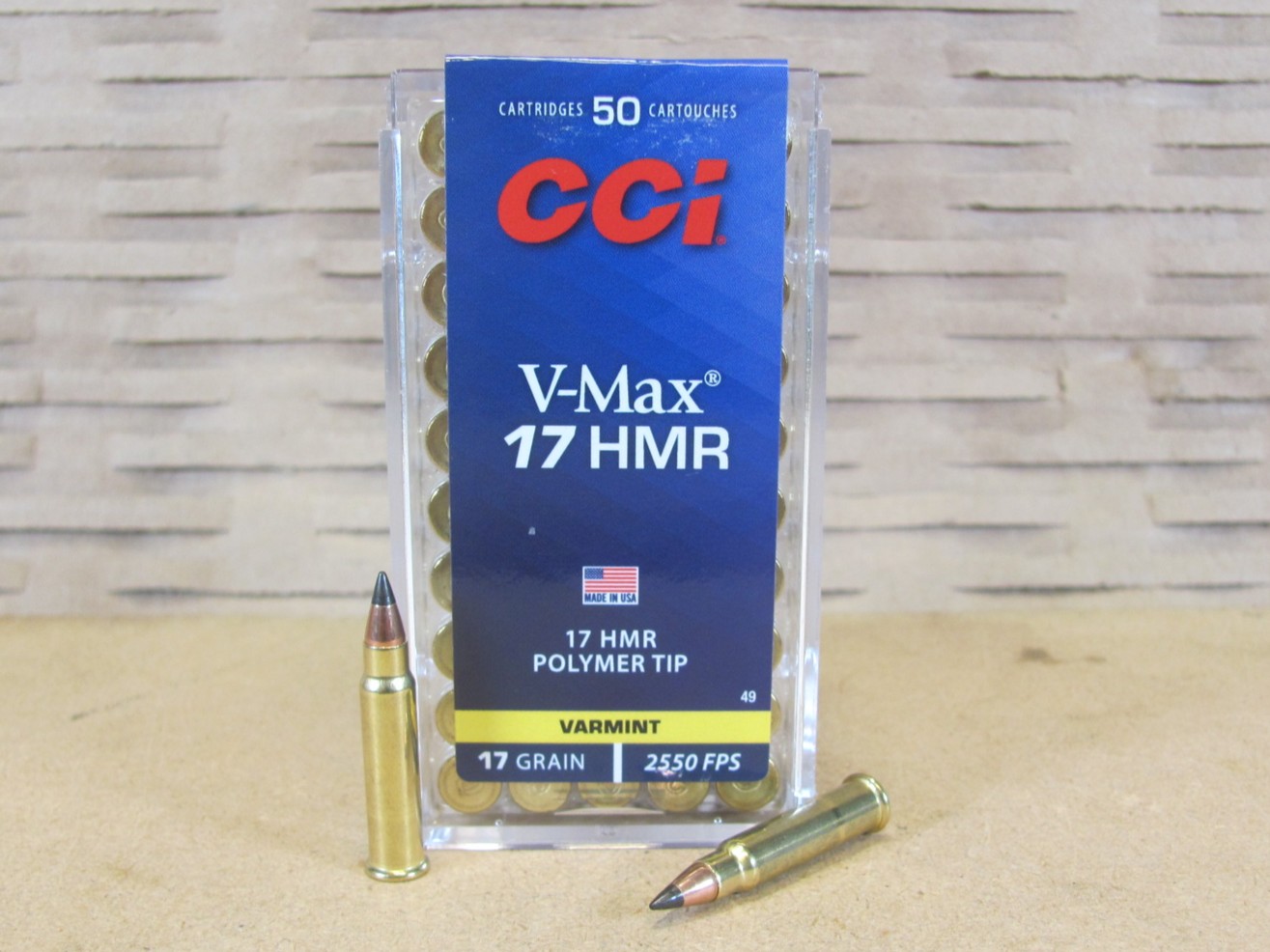 2000 Round Case - 17 HMR CCI 17 Grain Poly V-Max Bullet Rimfire Ammo For Sale - 0049