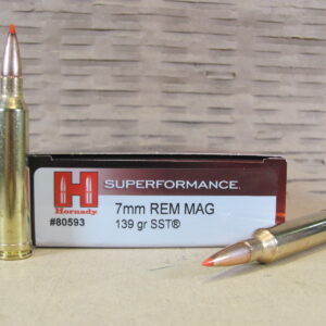 200 Round Case - 7mm Remingtom Magnum 139 Grain SST Hornady Superformance Ammo - 80593