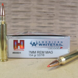 20 Round Box - 7mm Rem Mag 154 Grain Hornady SST Tipped Ammo - 80601