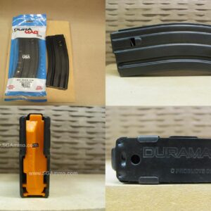 30 Round Mag - AR-15 223 / 5.56mm C-products Duramag Black With Stainless Steel Body - Anti Tilt Follower