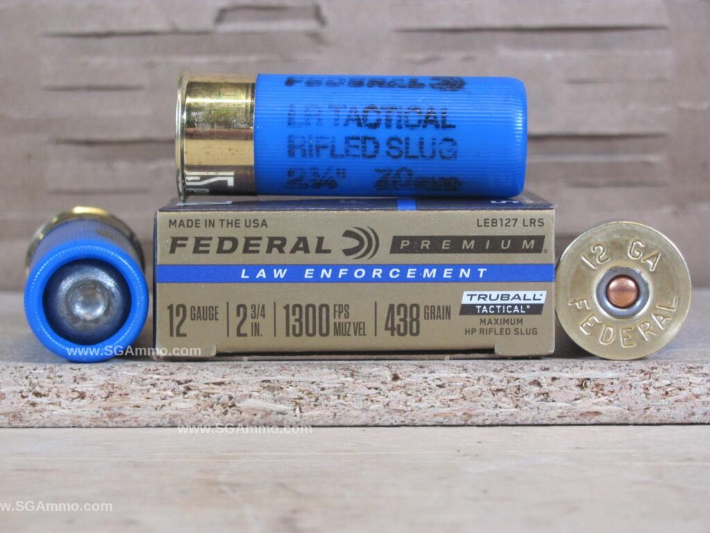 5 Round Box - 12 Gauge Federal Rifled TruBall Slug Low Recoil - LEB127LRS - Premium Ammo For Sale | In Stock | SG Ammo