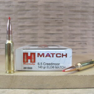 20 Round Box - 6.5 Creedmoor Hornady 140 Grain ELD Match Ammo - 81500