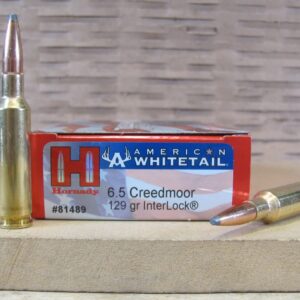 20 Round Box - 6.5 Creedmoor 129 Grain InterLock Hornady American Whitetail Ammo - 81489