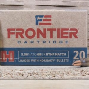 20 Round Box - 5.56 NATO 68 Grain BTHP Match Hornady Frontier Ammo - FR310