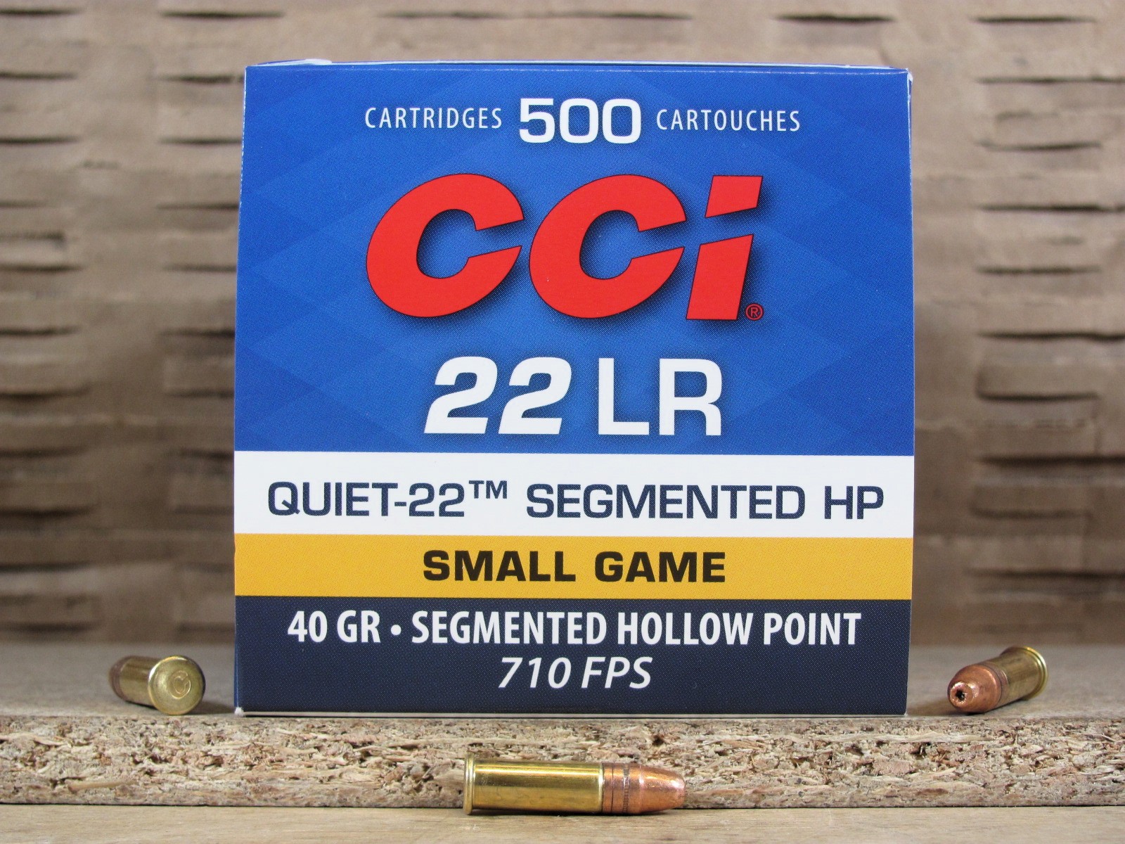 5000 Round Case – CCI Quiet 22 LR Segmented HP Hollow Point 40 Grain Ammo – 970